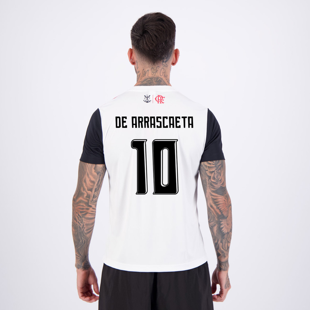 Camisa Flamengo Fulgor 10 De Arrascaeta Branca