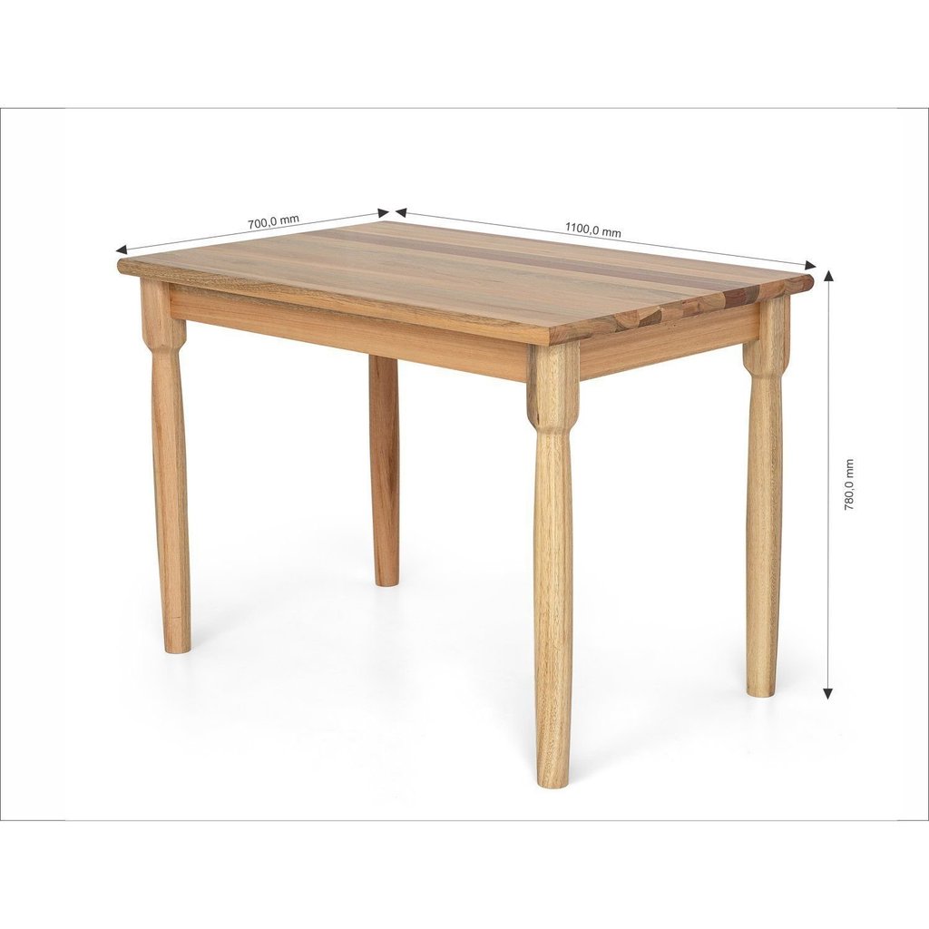 Mesa Espanha 1100x700 Tampo Eucalipto Marrom Natural · foto 2