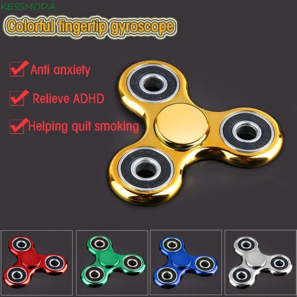 Kesselmanmoda Hand Spinner , Giroscópio Interessante De Três Dedos Na Ponta Do Dedo , Brinquedo De Descompressão De Reve