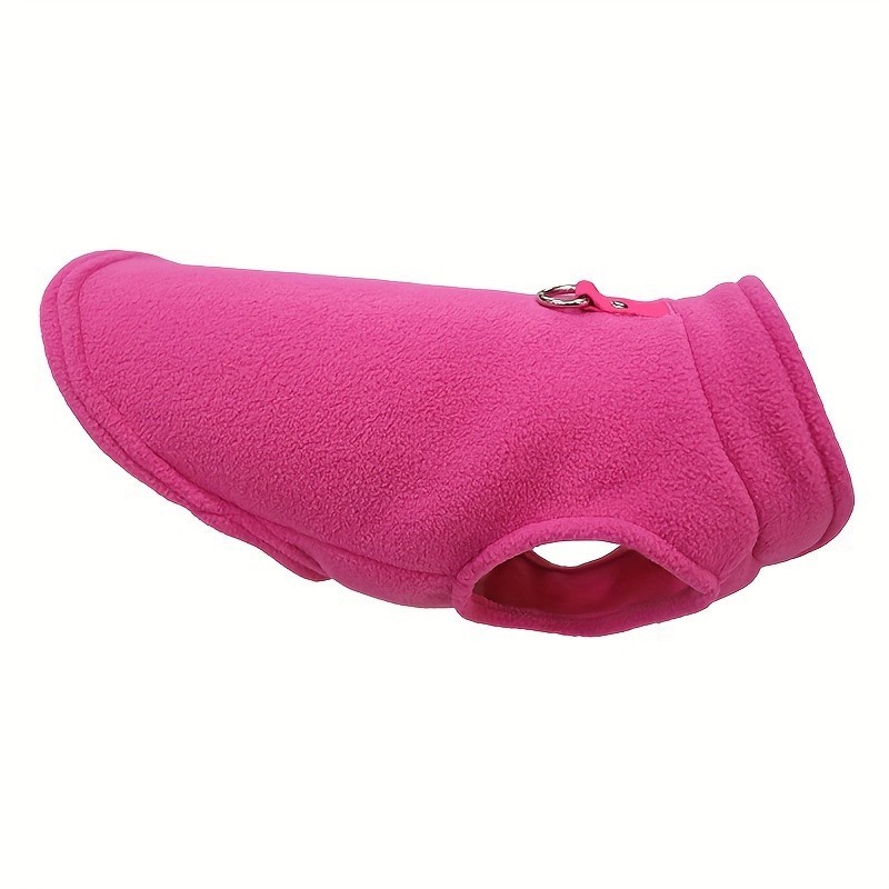 Colete De Lã Aconchegante Para Cães Com Anel Em Forma De D – Casaco Suéter Pequenos Na Primavera , Outono E Inverno Jaqu