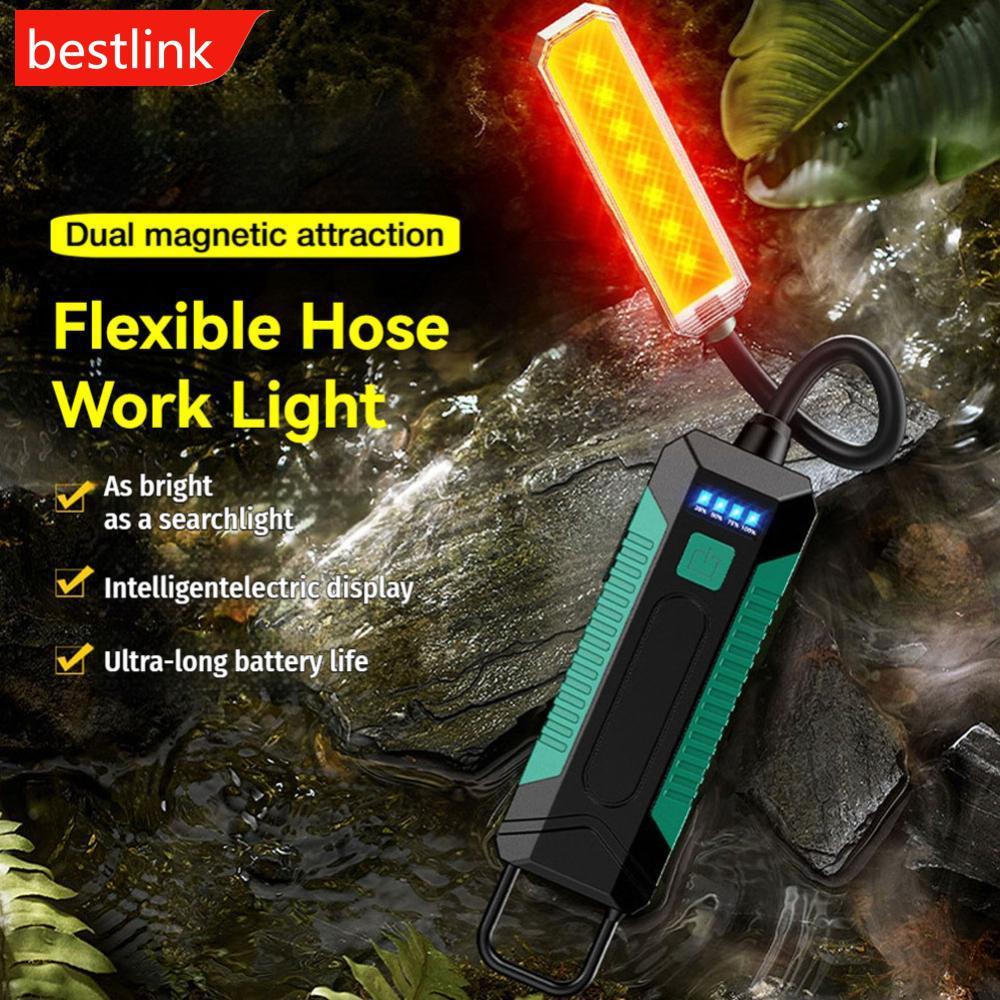BESTLINK 360 Mangueira Flexível Lanterna LED Iluminação De Emergência Ao Ar Livre Lâmpada Reparo Do Carro 4 Cores COB Ma