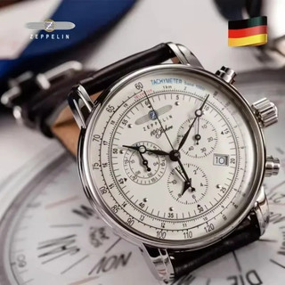 Pulseira de Couro Masculina Zeppelin, Relógio Casual, Dirigível, Moda de Luxo AFER NVTW OKAX
