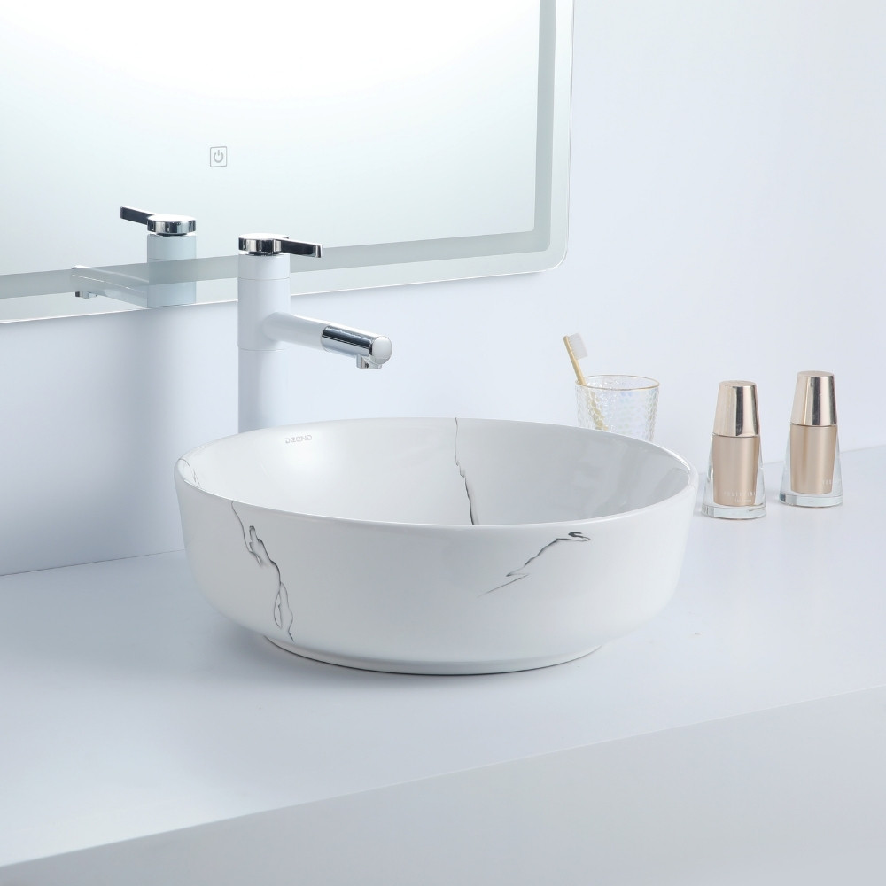 Cuba Deend De Cerâmica CircoloMarmo Para Banheiro 41x41x14cm em Oferta na Shopee