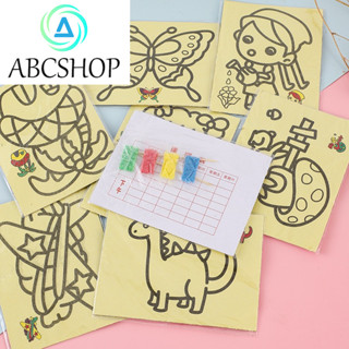 30/20/10 Conjunto de Pintura de Areia Infantil Conjunto de Pintura de Areia Artesanal Areia Criativa Colorida ABCSHOP em Oferta na Shopee