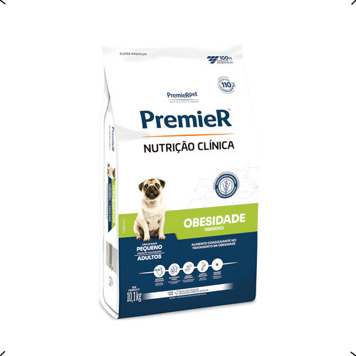 Ração Premier Nutrição Clínica Obesidade para Cães Adultos Pequeno Porte 10kg