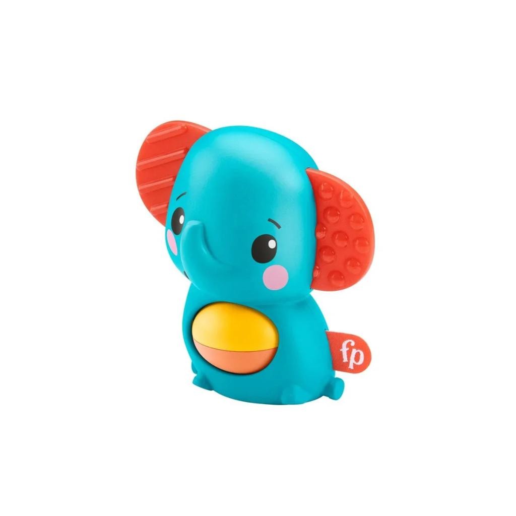 Elefante Chocalho E Mordedor Fisher Price Brinquedo Sensorial Educativo Para Bebês Mattel