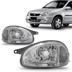 Par Farol Corsa 2001 2002 2003 2004 2005 2006 2007 2008 2009 2010 Carcaça Cinza