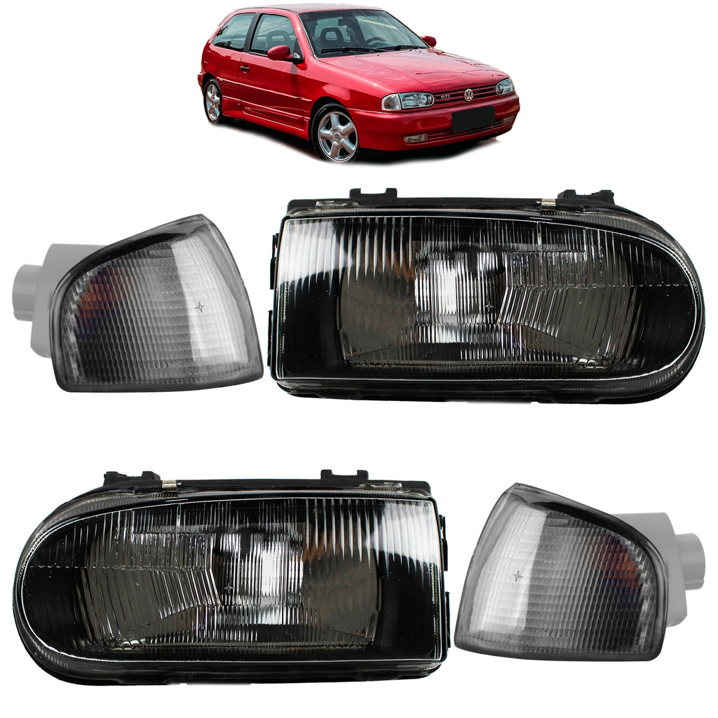 PAR Farol Lanterna Gol 1995 1996 1997 1998 1999 G2 Policarbonato