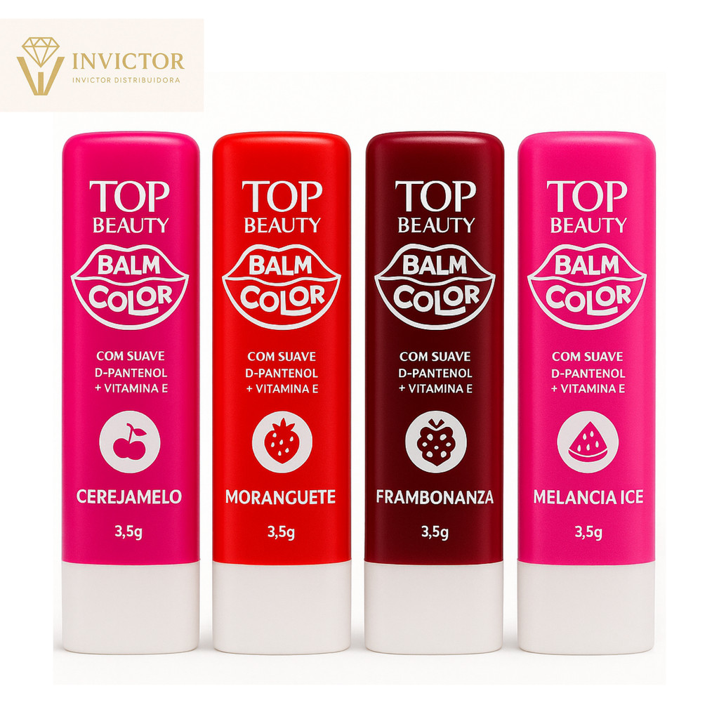 Lip Balm Color Multifuncional - Top Beauty