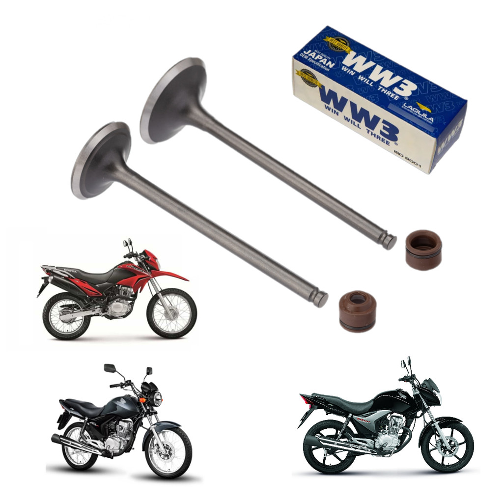 Kit Válvula Retentor Titan Fan Cargo Job Bros 150 2004/2015