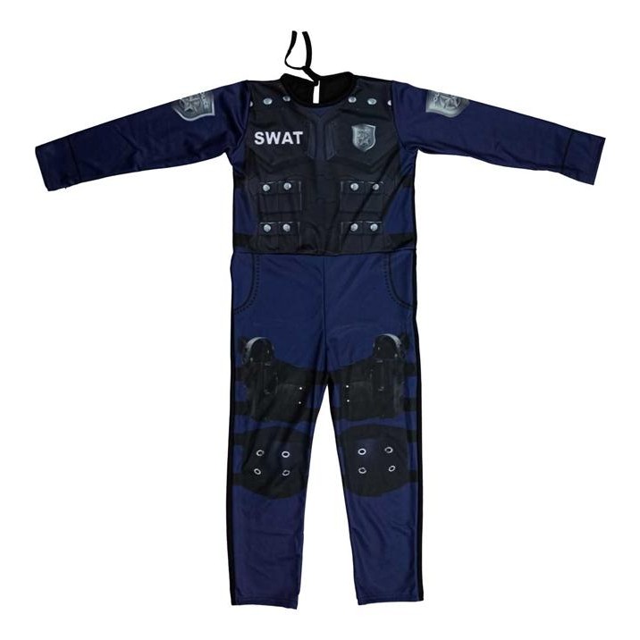 Roupa de Policial Infantil Masculina Longa Swat em Oferta na Shopee