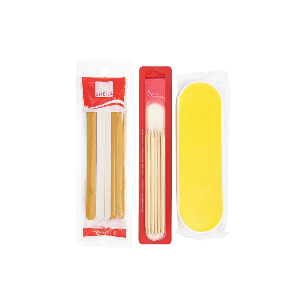 Kit Cuidados Pessoais para Unhas das Mãos e Pés com Lixas de Unha Palitos e Lixa EVA Envio Rápido