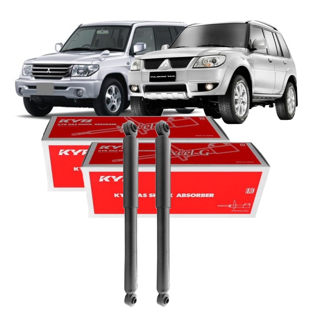 PAR AMORTECEDOR TRASEIRO MITSUBISHI PAJERO IO 1998 ATÉ 2001 TR4 2002 ATÉ 2015 KAYABA