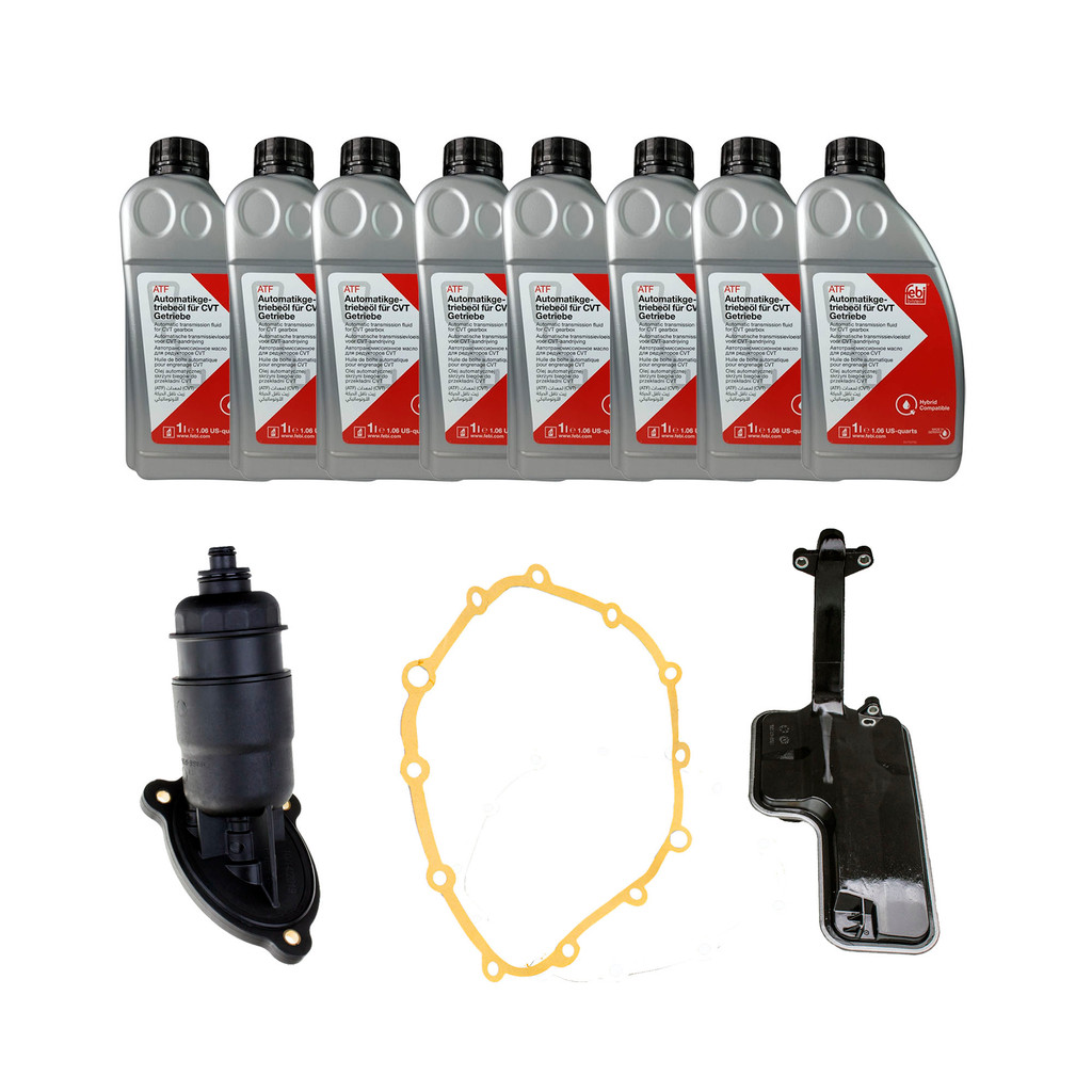 KIT TROCA ÓLEO CAMBIO CVT AUDI A4 A5 A6 A7 2008 ATÉ 2016 INTERNO 8 LITROS FEBI