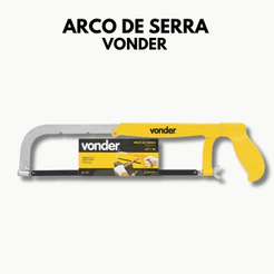 Arco de Serra Vonder 12" AS 125 – Ajustável e Super Preciso para Cortes Profissionais
