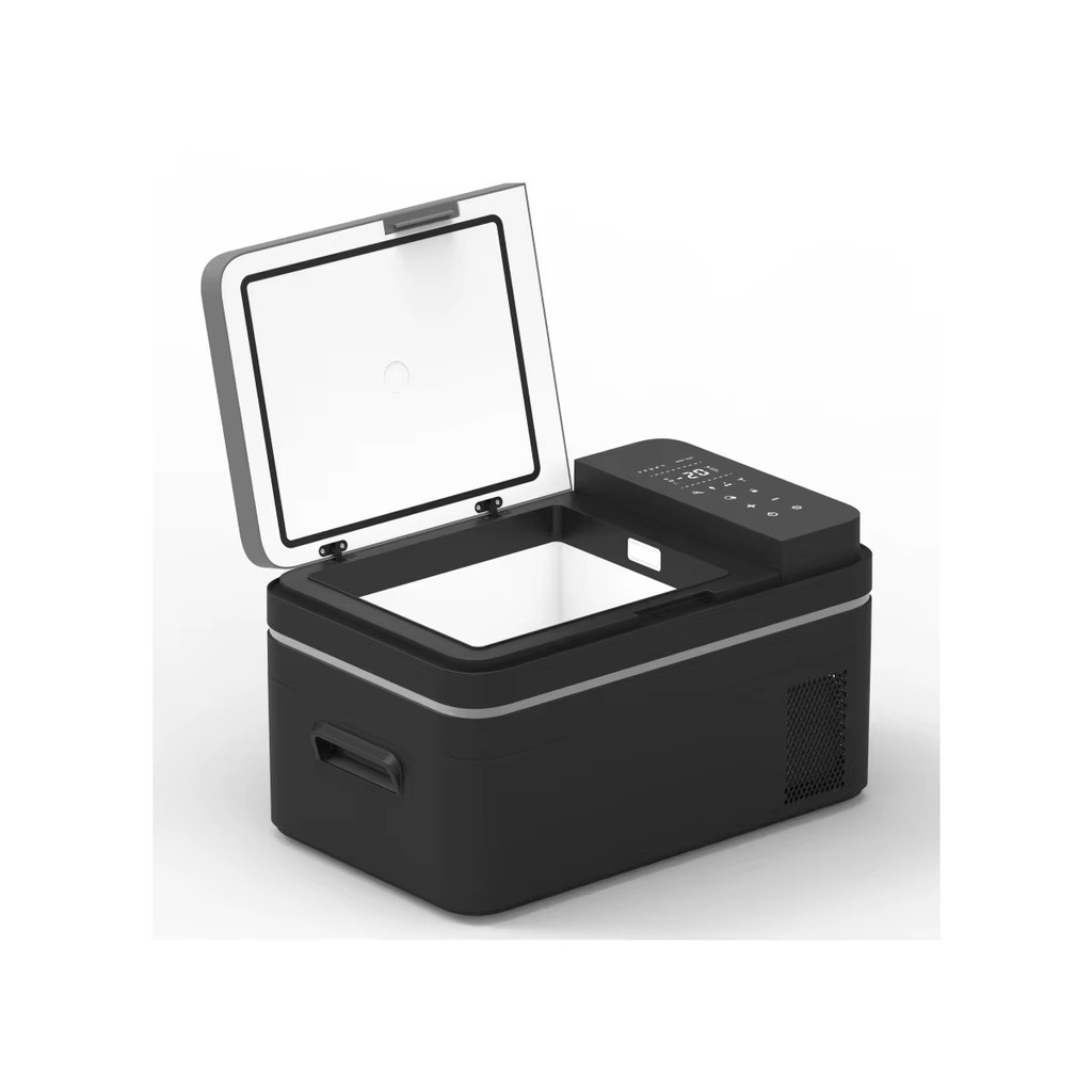 Geladeira Portátil 20/30 Litros Display Digital UV Baixo Ruído Viagem Carro Cooler Knup