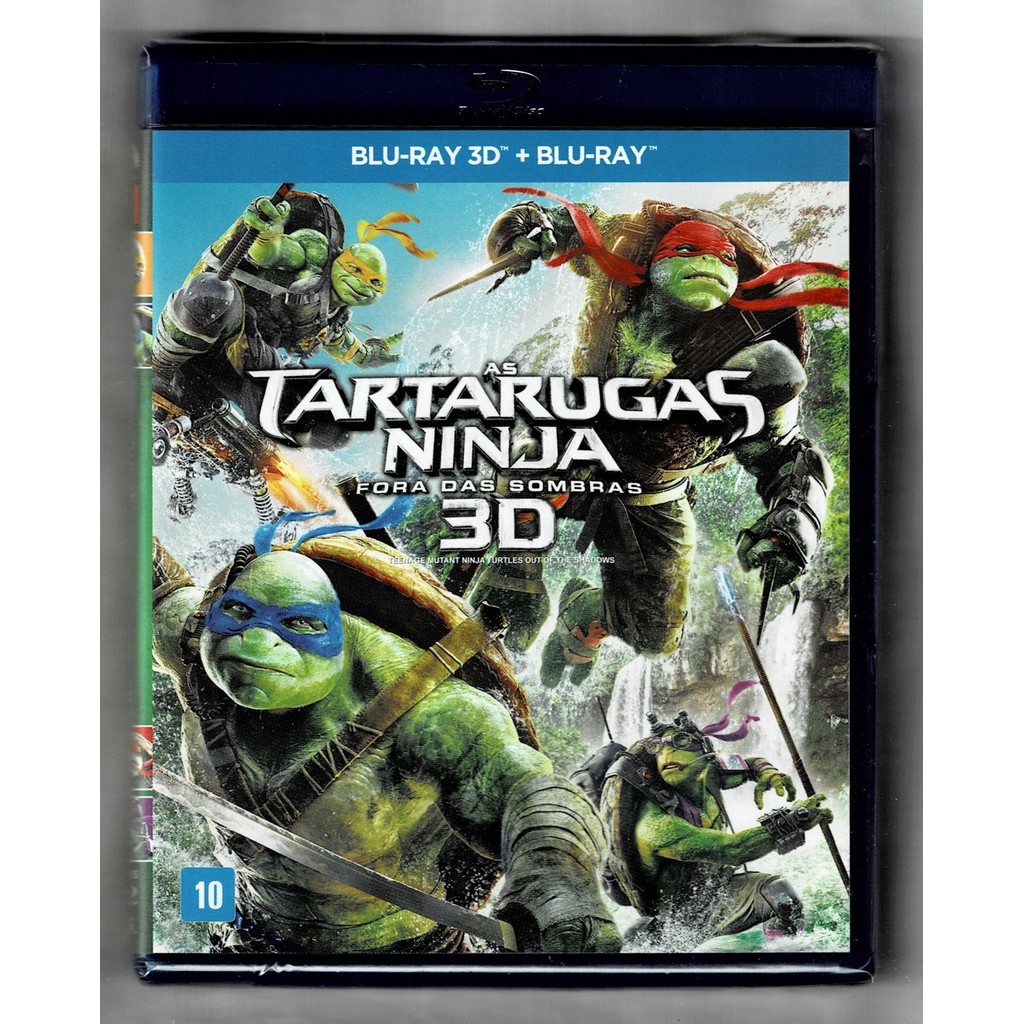 As Tartarugas Ninja Fora Das Sombras Blu-Ray 3D + Blu-Ray