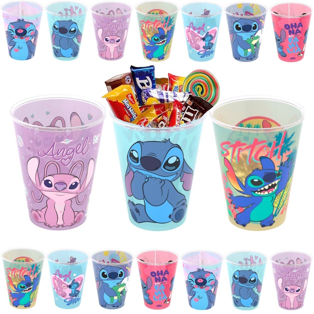 Kit 30 Copos Stitch 280ml – Copos Plásticos Reutilizáveis Para Festa Lembrancinha Infantil em Oferta na Shopee