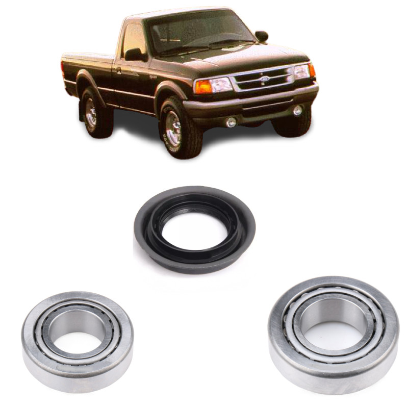 Rolamentos Pinhão Diferencial Traseiro Ford Ranger 1994 até 2001 Kit