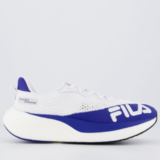 Tênis Fila Racer Speedzone Feminino Branco e Azul em Oferta na Shopee