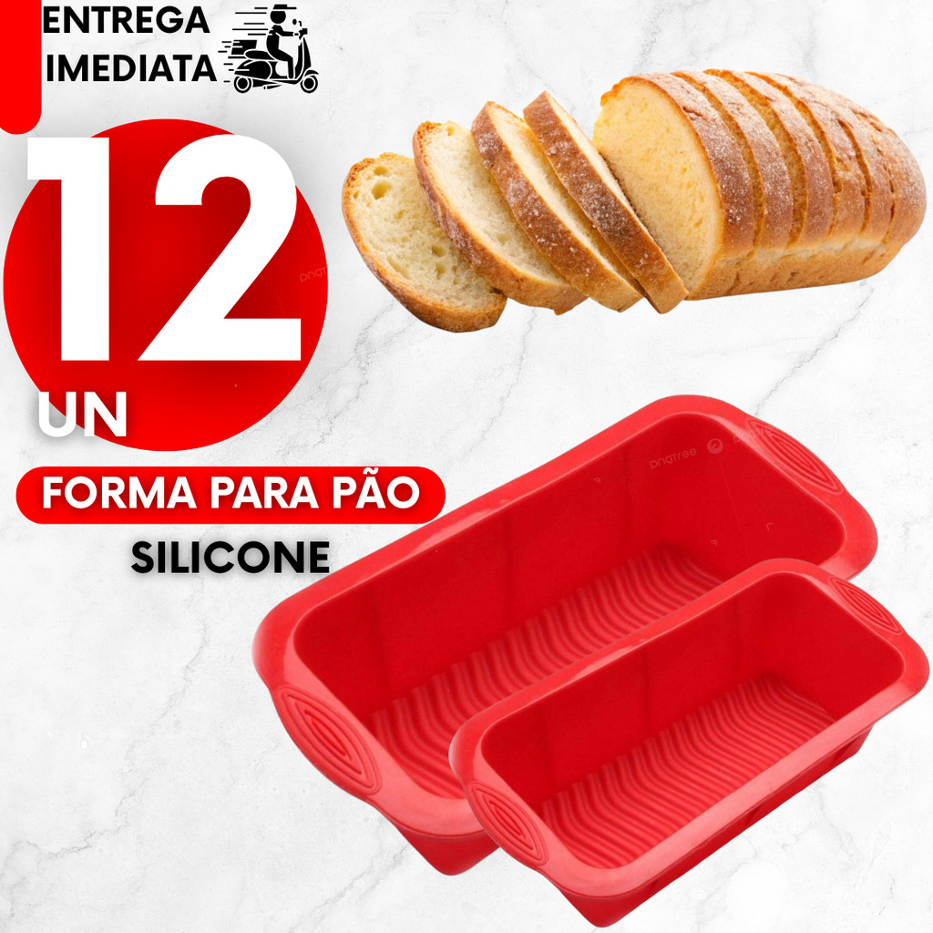 Forma de Pão de Silicone para Cozinha