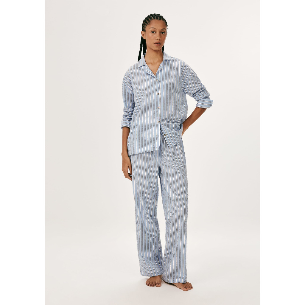 Calça Feminina Anarruga Fio Tinto Estampada em Oferta na Shopee