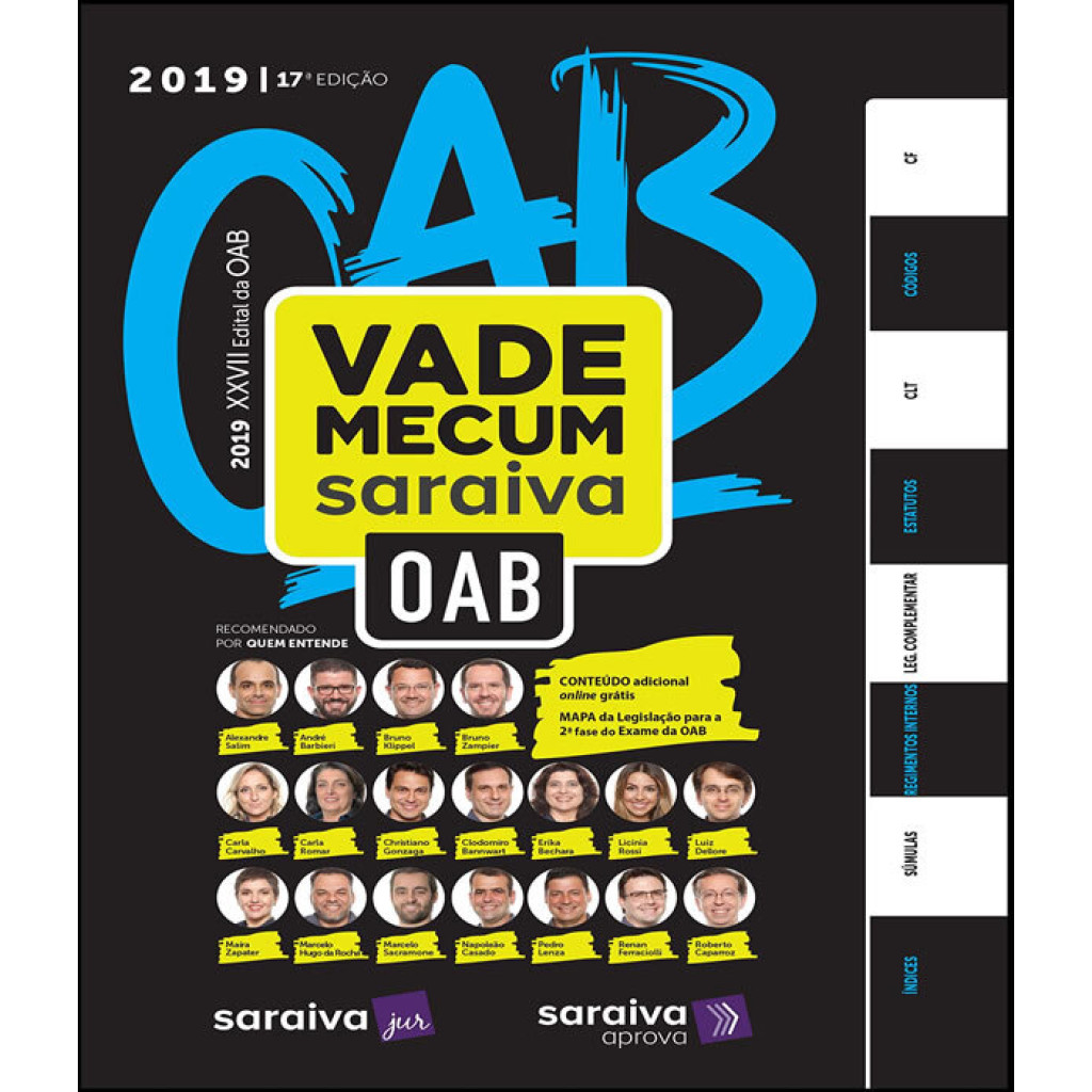 Vade mecum saraiva oab 2019 17 ed