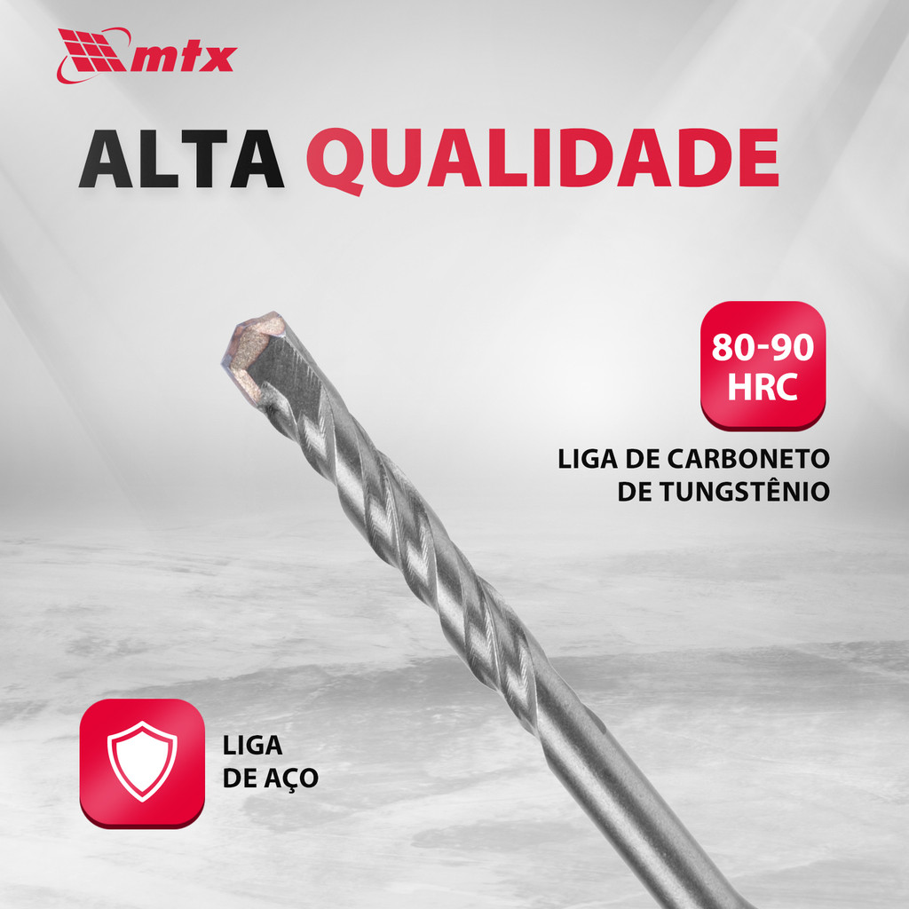 BROCA PARA CONCRETO, 5 X 110MM, ENCAIXE SDS PLUS, 1PC // MTX · foto 2