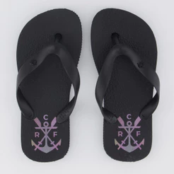 Chinelo Flamengo Manto 3 2024 Infantil Preto