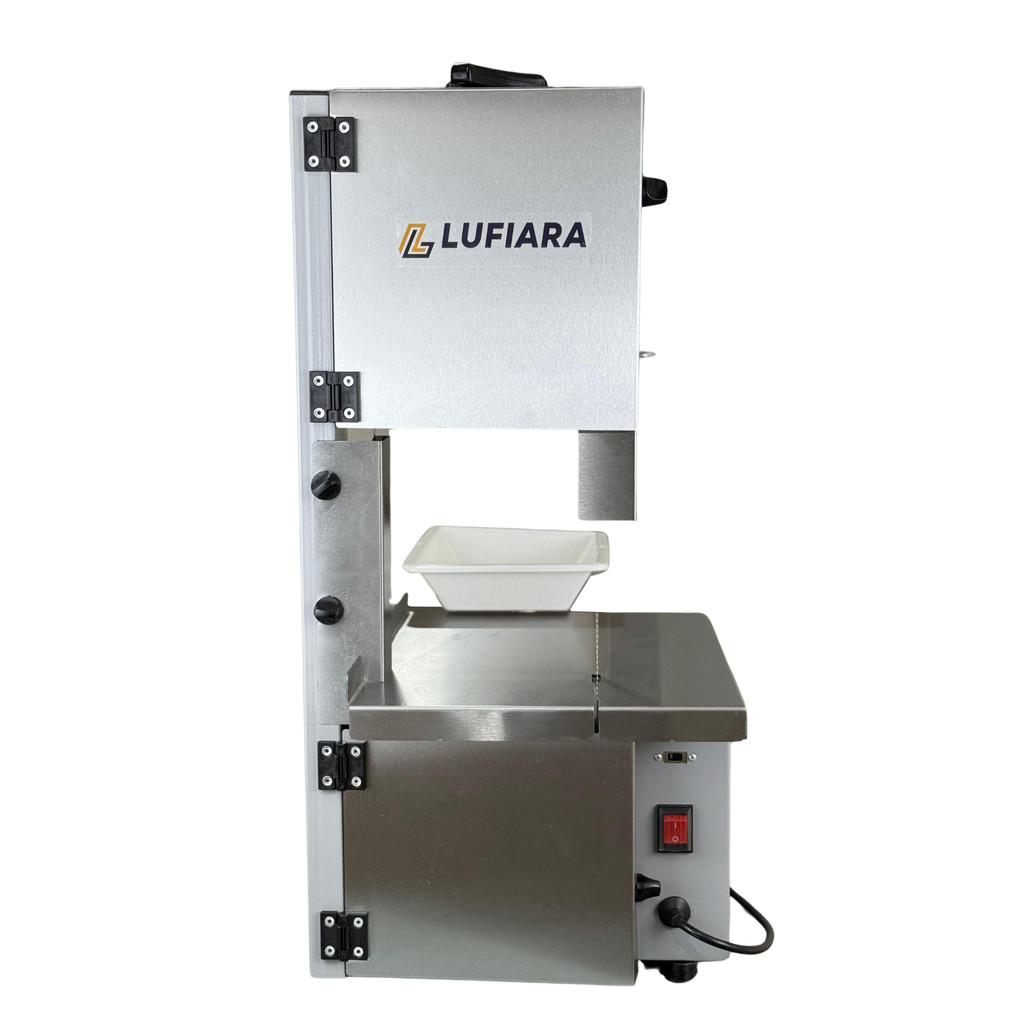 Serra Fita 146cm Bancada Açougue Com Moedor Osso Inox Serra Fita Moedor Moedor de Carnes Bivolt