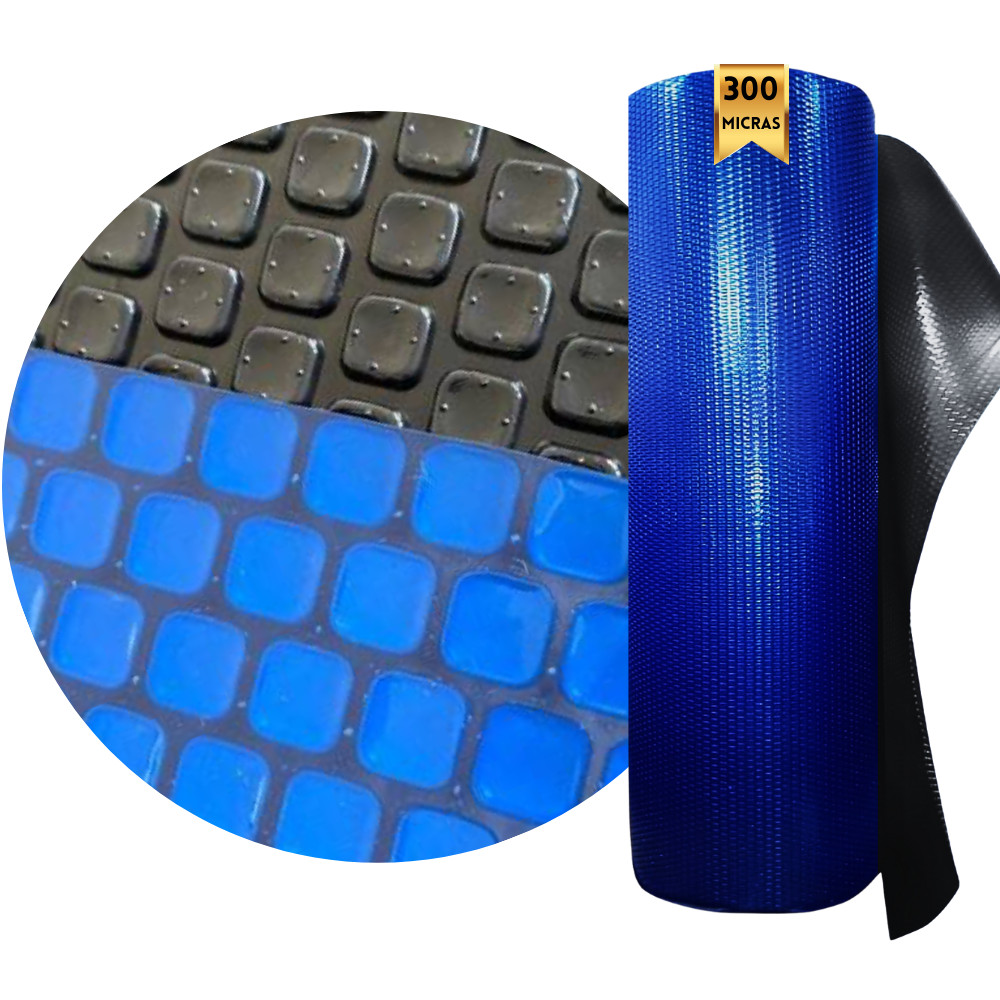 Capa Termica Para Piscinas Blue/black 300 Micras 8,5 X 3,5 — imagem 2 de 2
