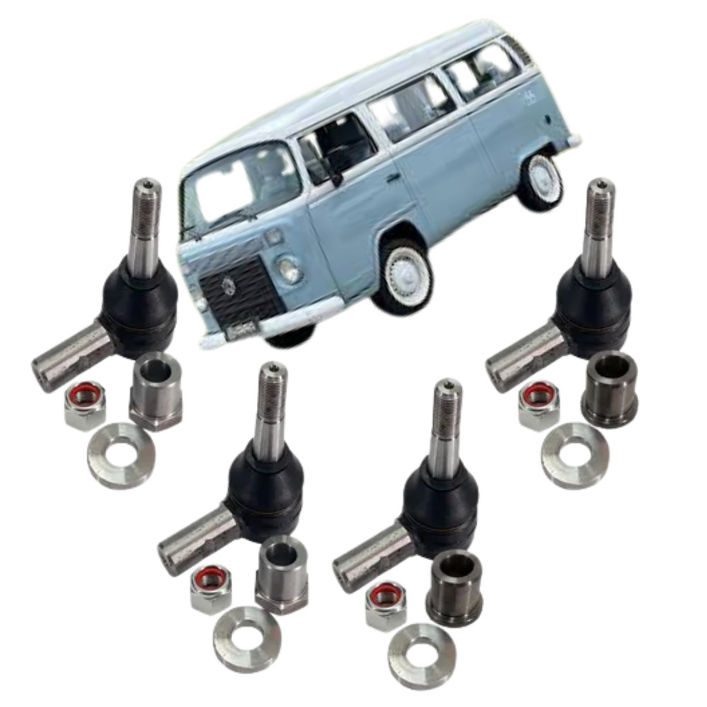 Kit 4 Pivo Kombi Suspensão Completa C/ Regulagem Cambagem em Oferta na Shopee