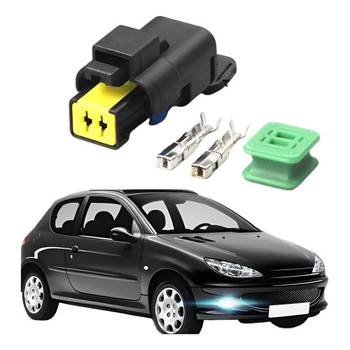 Chicote 2 Vias Sensor Temperatura Fiat Uno Fire 8v