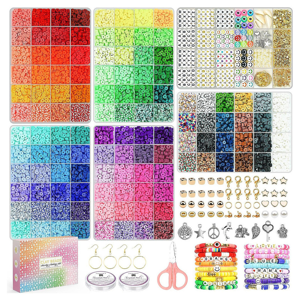 Kit Miçangas Completo 20000p Para Fabricação Joias Pulseiras