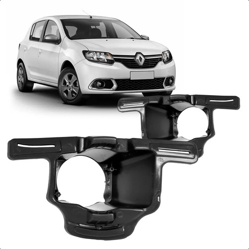 Suporte Farol Auxiliar Sandero Stepway 2014 2015 2016 2017 2018 2019