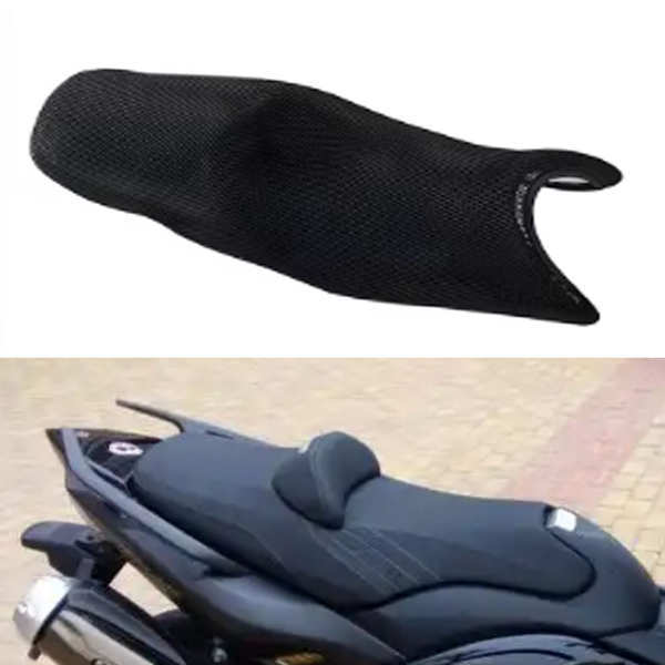 Adequado para Yamaha TMAX530 TMAX560 18-22 anos protetor solar isolamento térmico capa de almofada respirável rede de al