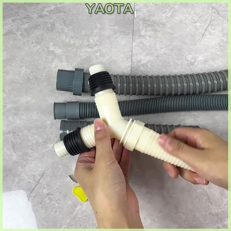 Yao Eficiente Triplos Tomada Adaptador Máquina De Lavar Roupa Dreno Mangueira Conector Para E Luminárias De Banheiro