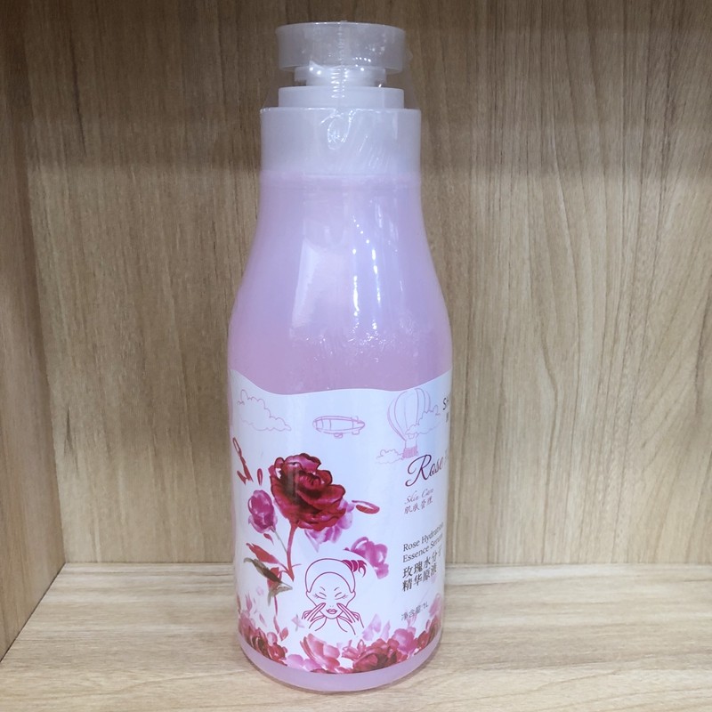 Salão de beleza rosa essência 1.000ml garrafa grande pacote de salão de beleza hidratante hidratante essência suave essê
