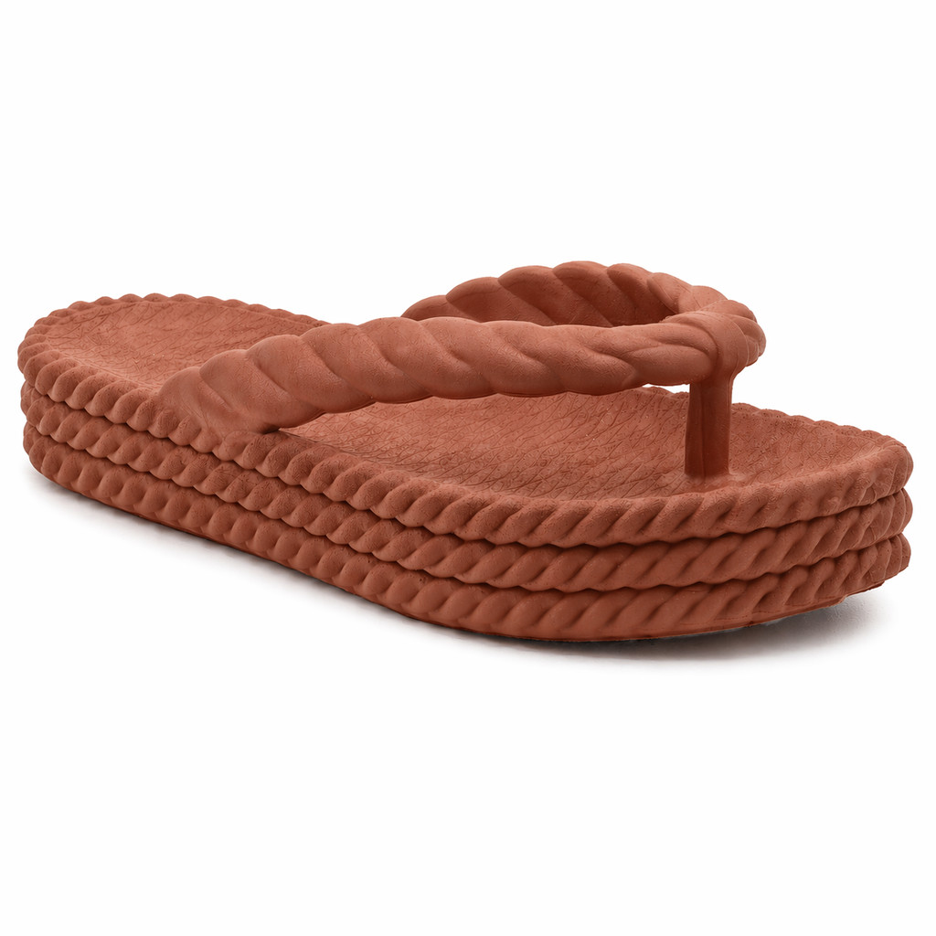 Chinelo Flatform Feminino Plataforma Trançado Leve Confortável Antiderrapante para Uso Diário
