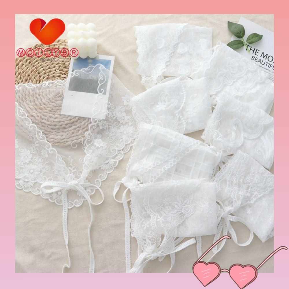 MOILYBR Saia Curta Triangular , Meia De Renda Leve Com Acabamento Em , Bandagem De Tule Estilo Coreano