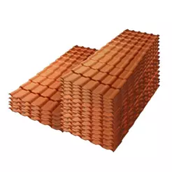Kit com 20 telhas PVC Plan Precon 2,42x0,88m