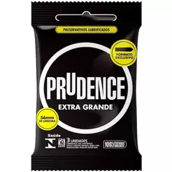 Preservativo Prudence Extra Grande - 12 pacotes c/ 3 unidades