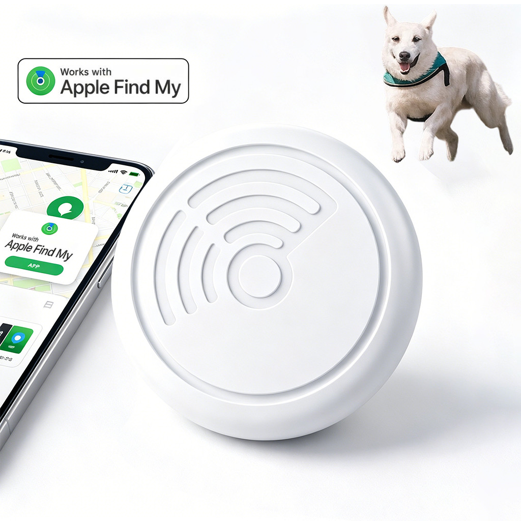 Rastreador GPS Inteligente Tag Mini Anti-Perda Compatível Apple Find My Airtag Chave Carteira Pet