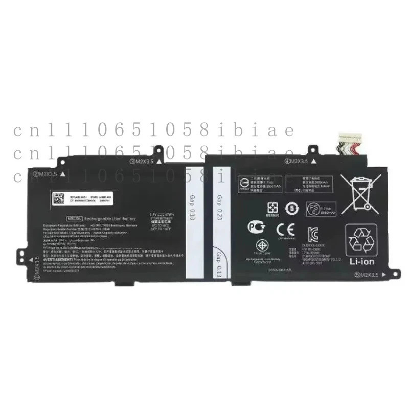 Nova Bateria 7.7V 47WH MR02XL MRO2XL L46601-005 L45645-2C1 HSTNN-DB9E Para HP ELITE X2 G4 TABLET