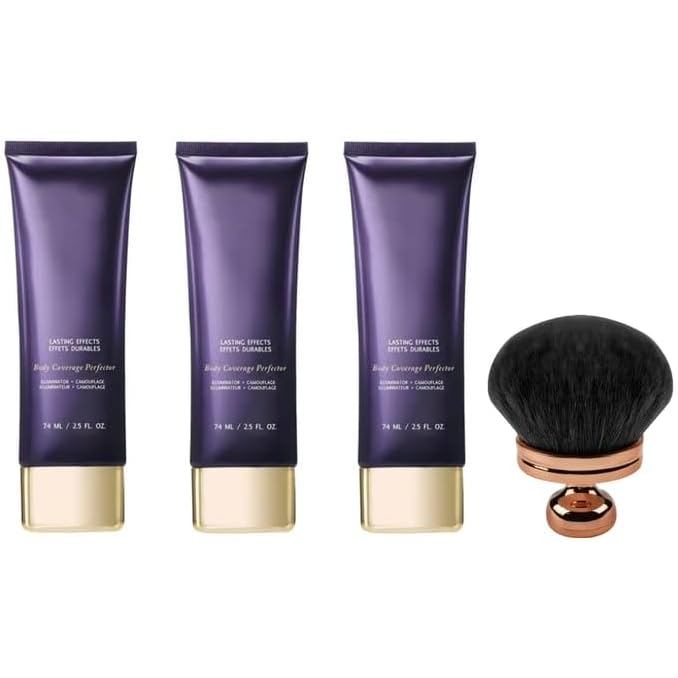 Corretivo com Pincel - Camuflagem Corporal e Iluminador 2 em 1, Maquiagem para Cobrir Tatuagens, Corretivo de Longa Dura