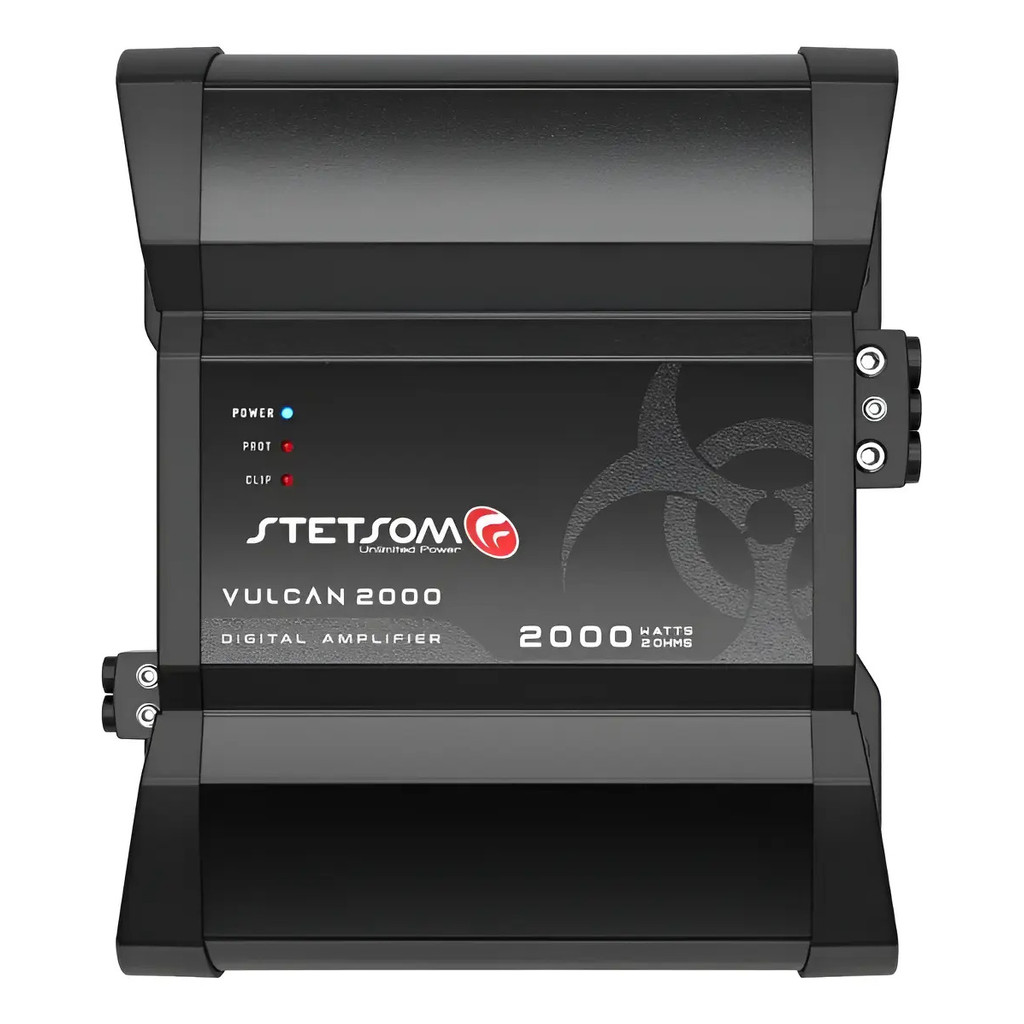 Módulo De Som Automotivo Stetsom Vulcan 2000 1 Canal 2 Ohms
