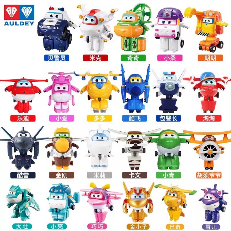 Super Wings Jet, Little Eddy, brinquedo mini robô transformador, Jin Xiaowei, Coolwei, Dali, conjunto Little Wing novo.