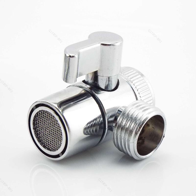 3 Vias Separador De Água Cabeça Chuveiro T Interruptor Torneira Adaptador Conector Válvula Desviador Casa Banheiro BR15B