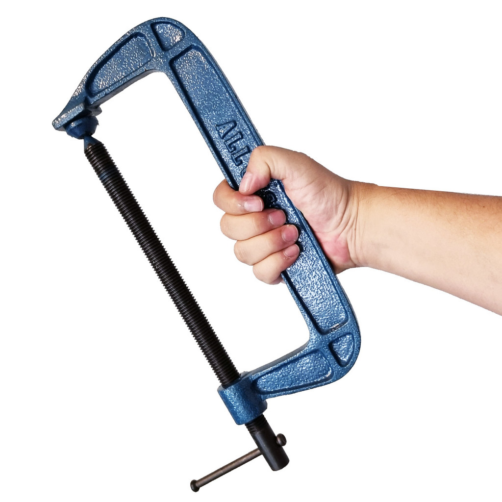 Grampo Sargento Tipo C 250mm Fixação 10 Pol. para Marceneiro