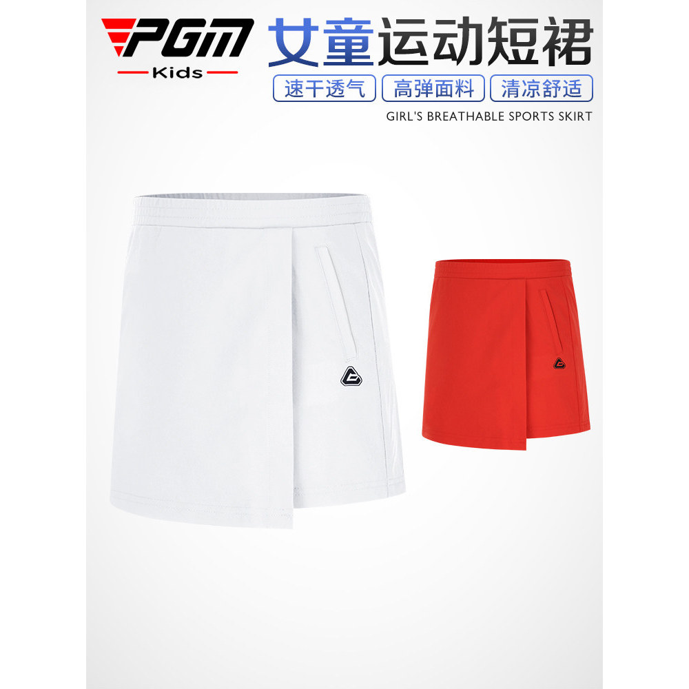 PGM Novo Produto Roupas de Golfe Meninas Saia Esportiva Verão Golf Saia Curta Respirável Secagem Rápida